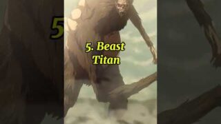 All 9 Titans ranked in Attack on titan #aot #erenyeager #reinerbraun