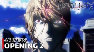 Death Note – Opening 2 [4K 60FPS | Creditless | CC]