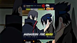 Itachi beat Sasuke #naruto #anime #animeedit #shortsfeed #boruto #shorts #edit