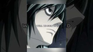 L USES THE DEATH NOTE… 👀😳 #anime #animemoments