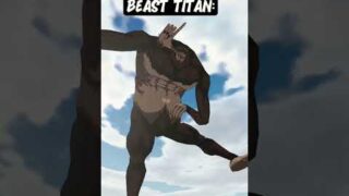 Levi Vs The Beast Titan Be Like #anime #attackontitan #aot #levi
