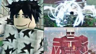 This BATTTLEGROUNDS is JUJUTSU SHENANIGANS BUT AOT. (Roblox Attack on Shenanigans)