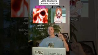 Viral Sound Vs. Original Anime: Bleach Laugh & Edit #shorts #anime