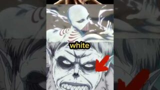 WHY BEAST TITAN was WHITE EXPLAINED in AOT #anime #shorts